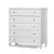 Hanah Home Komoda Rio 100x110x47cm Bela