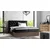 Boxspring postelja Wood 7 - 120x200 cm - temni hrast
