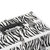 vidaXL Kovček za ličila 37x24x35 cm zebrast aluminij
