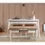 Hanah Home Trpezarijska stolica Vina Sandalye 46x85x46cm Belo-Bež