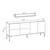 HANAH HOME Komoda Stella Carrara Marble