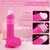 SuperLove Thrusting & Rotating Soft Liquid Silicone Dildo with Remote Pink