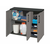 CRAFTER ORMAN PLASTIČNI TAMNOSIVI 84X102X37CM E101/B