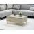 Hanah Home Klub sto Luxe 90x40x60cm Pesak
