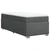Vidaxl Box spring postelja z vzmetnico temno siva 80x200 cm blago
