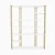 Hanah Home Polica 120x160x29,6cm Belo-Zlatna