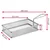 Rectangular serving basket, stainless steel, 21.5 x 9.5 cm - Westmark