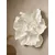 WallXpert 3D zidni ukras cvet od EVA pene DM0010, 50 x 50 cm, beli