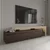 HANAH HOME TV polica Beliz Travertine Walnut