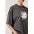 HUGO Blue kratka ženska majica bombažna Oversized Tee_B_17