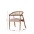 Hanah Home Trpezarijska stolica Atlas 4351, 53x75x53 cm, Siva