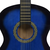 vidaXL Klasična gitara za početnike s torbom plava 4/4 39 