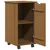 Vidaxl Gležnji kabinet s kolesom Medeno rjava 34 x 39 x 65,5 cm