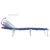 Ležaljka 2 pcs Plava 58 x 188 x 77cm Poliester