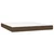 Den Box spring postelja z vzmetnico temno rjava 180x200 cm blago