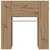 Ormarić za hodnik Artisan hrast 97,5x37x99 cm izrađeno drvo
