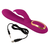 Javida Vibrator, Trofunkcionalni, 23cm, Ljubičasti