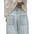 Bershka Kavbojke moder denim