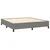 Vidaxl Posteljni okvir brez vzmetnice temno siv 160x200 cm blago