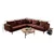 ATELIER DEL SOFA Ugaona garnitura Flexy L Tile Red
