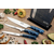 7-piece Rockingham Forge Sunrise knife set, Sapphire - Grunwerg