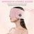 LC-dolida spalna maska z Bluetooth – Sakura Pink