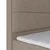 Livetastic BOXSPRING POSTELJA 180 cm  x 200 cm , les, kovina, umetna masa, tekstil bež