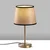 Opviq Stona lampa 5102, 21x21x39 cm, IP20, Zlatno-smeđe boje