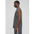 Mens Striped Mesh tank top white/black