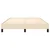 Vidaxl Posteljni okvir brez vzmetnice krem 140x190 cm blago