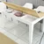 Hanah Home Trpezarijski sto Milan 896, 145x75x88 cm, Beli