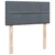 Box spring krevet s madracem tamnosivi 80 x 200 cm baršunasti