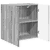 TV zidni ormar Siva Sonoma 59,5 x 31 x 60 cm Konstruirano drvo