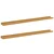 Polica na zidu Zidne 2 pcs Bež 100 x 9 x 3 cm Konstruirano drvo