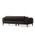 Atelier del Sofa Trosed na razvlačenje Kapri 84x77x220cm Antracit
