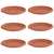 Kružni Pladanj za Cvijeće 6 pcs Crvena cigla O 23,5 x 2,5 cm