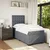 Vidaxl Box spring postelja z vzmetnico temno siva 80x200 cm žamet