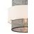 Opviq Luster Cascade, 30x30cm, Crno-beli