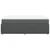 Vidaxl Box spring postelja z vzmetnico temno siva 160x200 cm blago