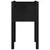 Vrtna sadilica crna 40 x 40 x 70 cm od masivne borovine