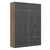 Hanah Home Garderober Elina-8908, 185x253x52 cm, Antracit