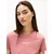Tommy Jeans Majica ESSENTIAL mornarska/roza/bela