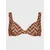 BILLABONG Bikini zgornji del EMMA, rjava, oranžna