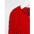 Ralph Lauren Kids - peplum knit cardigan - kids - Red