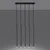 Sollux SL.1274 - Luster na sajli PASTELO 5xG9/8W/230V beton