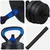4-u-1 set bučica, brojčana i kettlebell 20 kg Crna i Plava