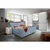Esposa BOXSPRING POSTELJA 180 cm  x 200 cm , tekstil svetlo modra