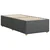 Vidaxl Posteljni okvir brez vzmetnice temno siv 90x190 cm blago