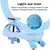 Guralica Sa Svetlećim Točkovima Swing Blue WB-8098A