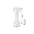 Rabalux Lampa Senan, LED 2, 7W, H21cm, Srebrne boje